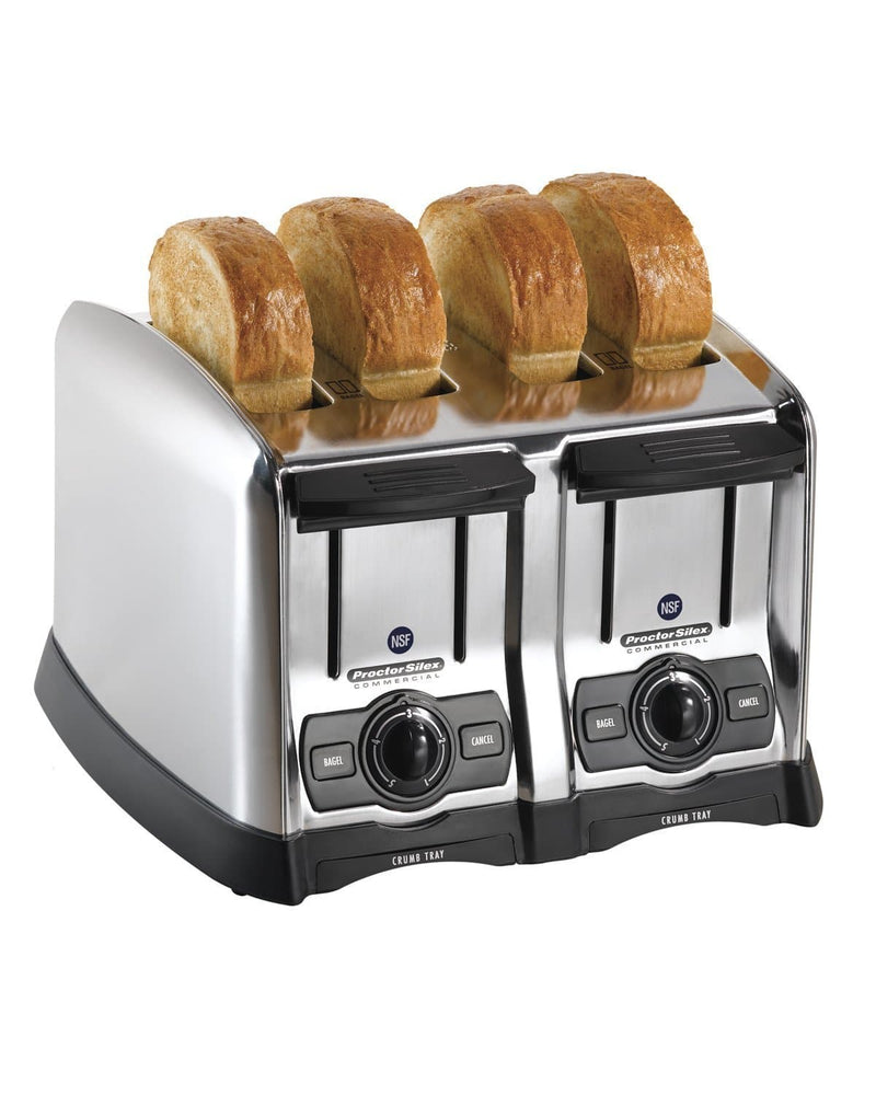 Hamilton Beach Model 24850 Commercial 4 Slot Pop-up Toaster - 150 Slices Per Hour, 120V