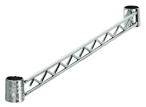 QUANTUM Hang Rails for Wire Shelving Kit, NSF, CHROME