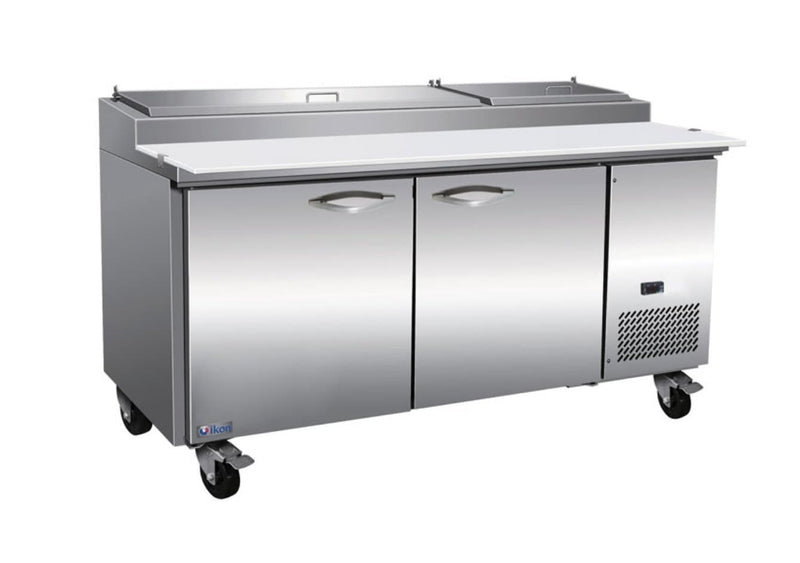 Ikon IPP71 Double Door 71" Refrigerated Pizza Prep Table - Various Configurations
