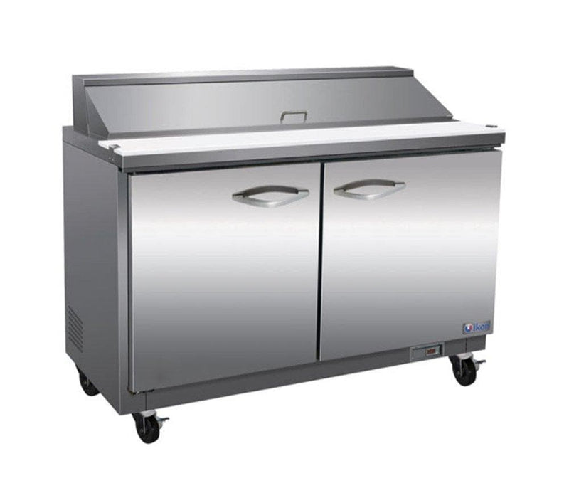 Ikon ISP48 Double Door 48" Refrigerated Sandwich Prep Table - Various Configurations