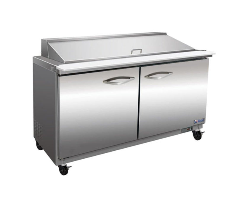 Ikon ISP61M Double Door 61" Refrigerated Mega Top Sandwich Prep Table - Various Configurations