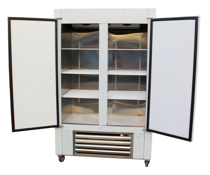Cooltech Stainless Steel 2-Door Reach-In Upright Freezer 54"