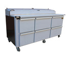 Cooltech 72" Pizza Prep Table With Six Drawers