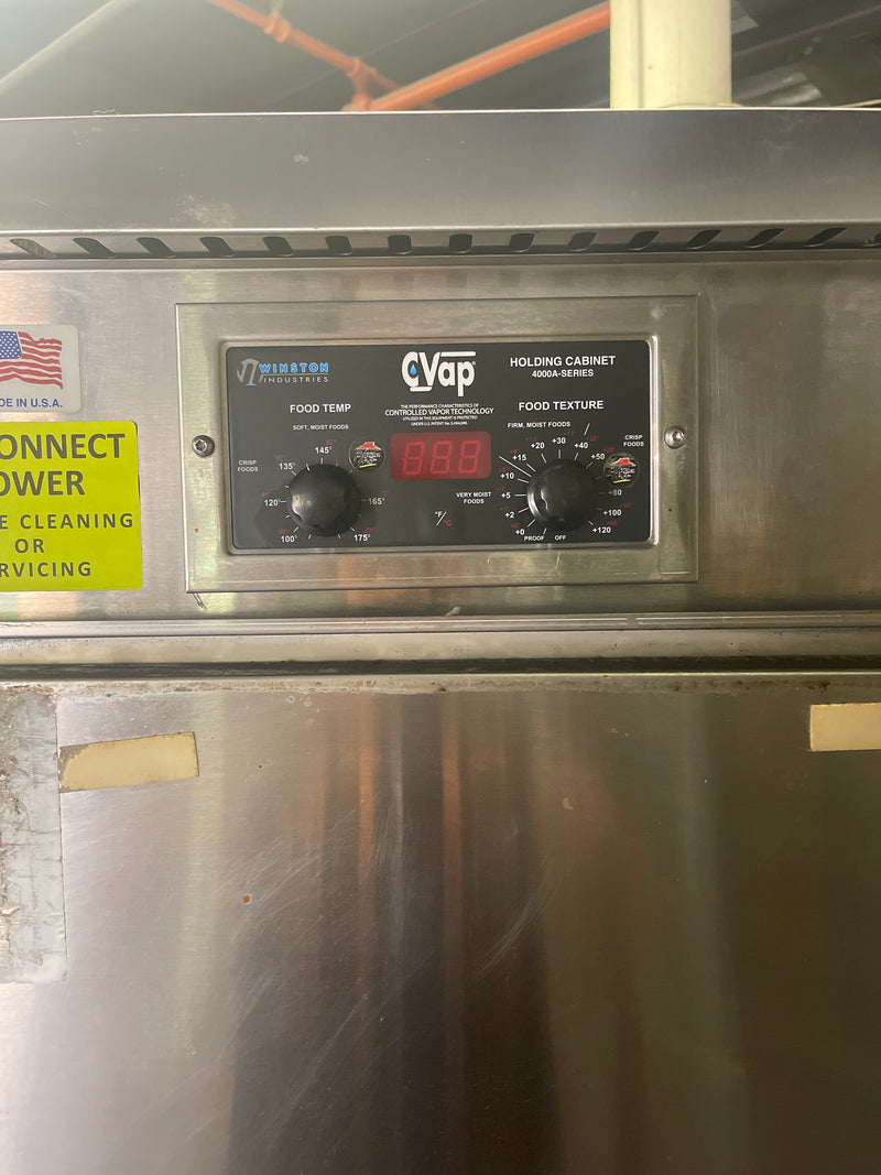 WINSTON CVAP COMMERCIAL HOT FOOD HOLDING CABINET PASS THROUGH USED