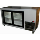 Cooltech 2 Sliding Glass Doors Back Bar Display Cooler 60"