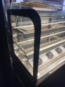 COMMERCIAL 69” GLASS REFRIGERATED DISPLAY DELI CASE BROKEN GLASS