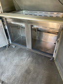 LEADER NSFM48 48” SANDWICH UNIT MEGA TOP COOLER USED