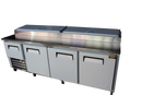 Cooltech 3-1/2 Door Refrigerated Pizza Prep Table 96"