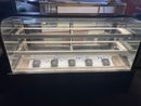 COMMERCIAL 69” GLASS REFRIGERATED DISPLAY DELI CASE BROKEN GLASS