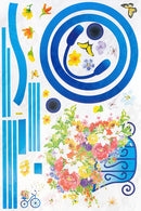 Studio Comet Hobby and Sewing Table - Black/White