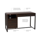 Home Office Student Writing Desk with Pull Out Drawer