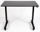 Luxor 60" Electric Standing Desk with Black Frame and Black Oak Top