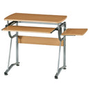 Techni Mobili Compact Computer Desk Cherry