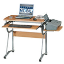 Techni Mobili Compact Computer Desk Cherry