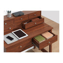 Techni Mobili Elegant Desk/Hall Table with Storage Oak