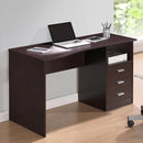 Techni Mobili Classy Desk with Three Drawers Wenge