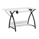 Studio Comet Hobby and Sewing Table - Black/White