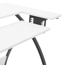 Studio Comet Hobby and Sewing Table - Black/White