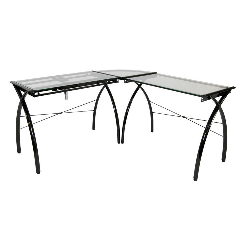 Studio Futura LS Work Center with Tilt / Black / Clear Glass