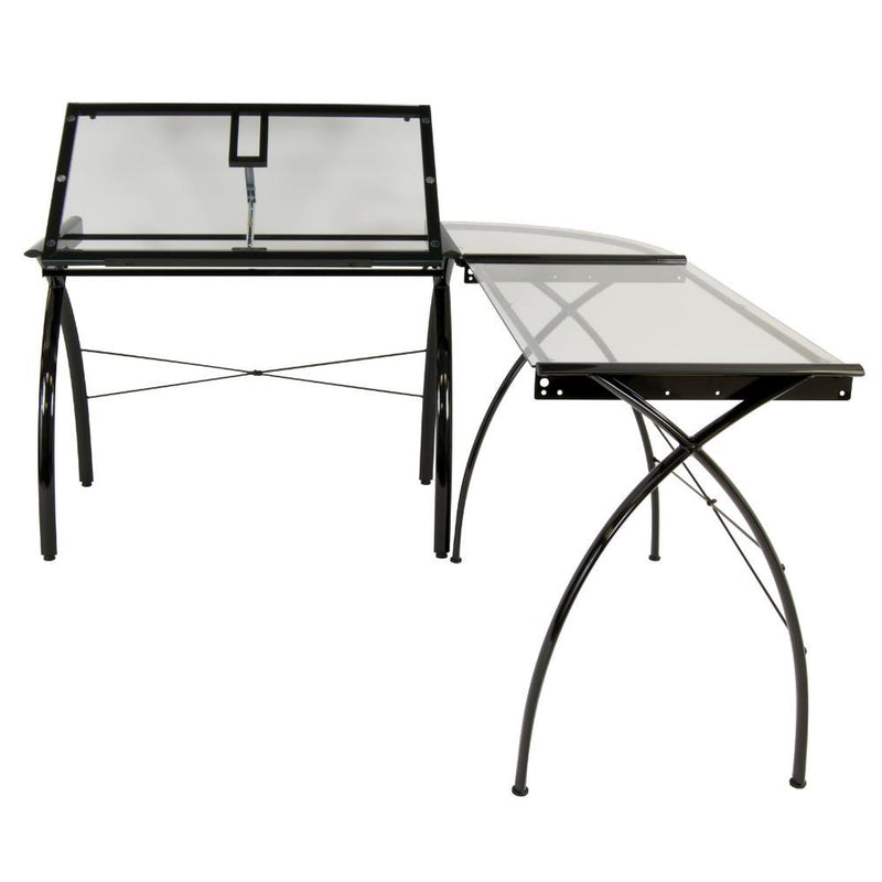 Studio Futura LS Work Center with Tilt / Black / Clear Glass