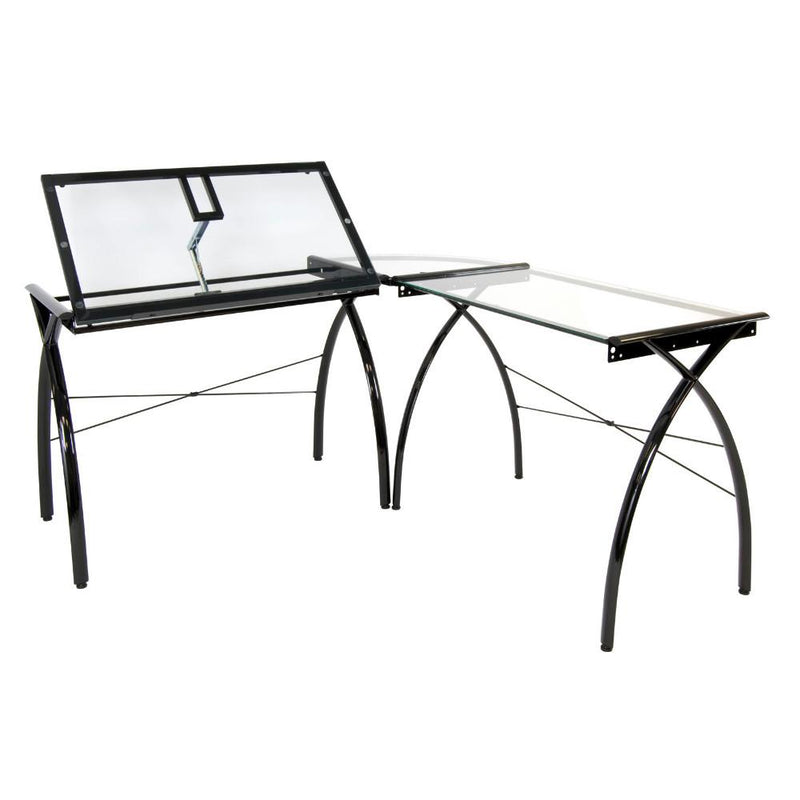 Studio Futura LS Work Center with Tilt / Black / Clear Glass