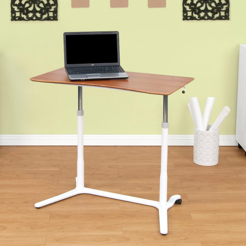 Stow Away Desk, Folding Desk - Black / Driftwood