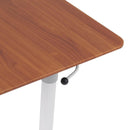 Calico Designs Sierra Adjustable Height Desk in White / Cherry 51231