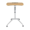 Stow Away Desk, Folding Desk - Silver / Black