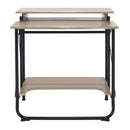 Stow Away Desk, Folding Desk - Black / Driftwood