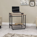 Stow Away Desk, Folding Desk - Black / Driftwood