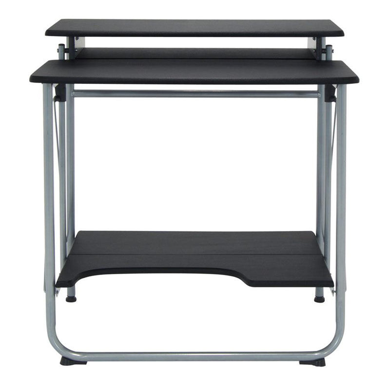 Stow Away Desk, Folding Desk - Silver / Black