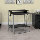 Stow Away Desk, Folding Desk - Silver / Black