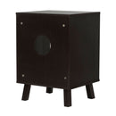 Calico Designs Nook Desk with Multiple Storage Compartments - White/Dark Walnut