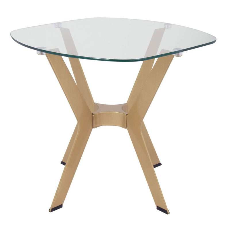 Calico Designs Alcove Split Drawer Desk with Device Storage - White/Cement