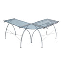 Studio Designs Futura LS WorkCenter with Tilt (Silver/Blue Glass)