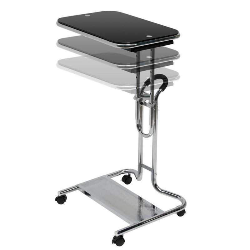 Calico Designs Sierra Adjustable Height Desk in White / Cherry 51231