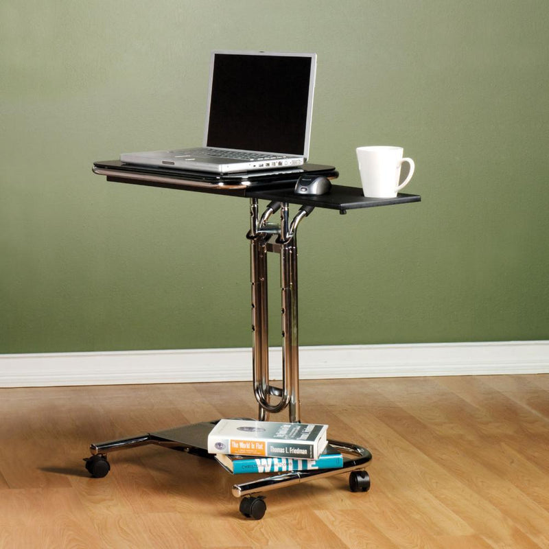 Calico Designs Sierra Adjustable Height Desk in White / Cherry 51231