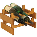 Wooden Mallet 6 Bottle Dakota Wine Rack Medium Oak