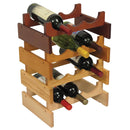 Wooden Mallet 6 Bottle Dakota Wine Rack Medium Oak