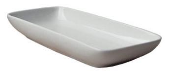 ITI RET-9-EW 9-1/4"X4-1/4" European White Relish Tray
