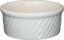 ITI SOFS-8-EW 8.5 Oz European White Souffle Swirl Dish