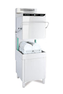 Jet-Tech 757EV High-Temp Hood Type Pass Through Dishwasher - Electronic Controls With Built-in Vent