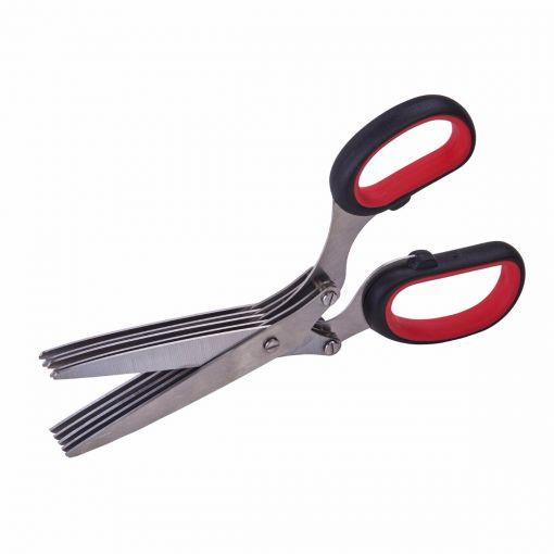 Winco KS-05 5 Blade Stainless Steel Herb Shears