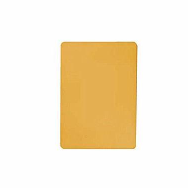 Thunder Group PLCB181205YW 18" X 12" X 1/2" Yellow Rectangular Polyethylene Cutting Board