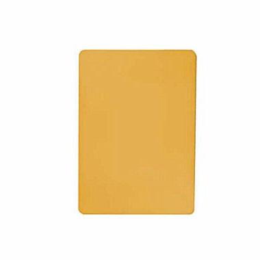 Thunder Group PLCB201505YW 20" X 15" X 1/2" Yellow Rectangular Polyethylene Cutting Board