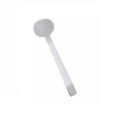 Thunder Group PLOP010WH 10 1/2" White Polycarbonate 3/4 Oz One Piece Ladle