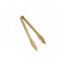 Thunder Group PLSGTG009BG 9" Beige Polycarbonate Scallop Grip Tong
