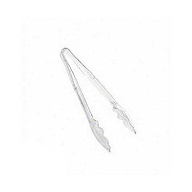 Thunder Group PLSGTG009CL 9" Clear Polycarbonate Scallop Grip Tong