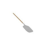 Thunder Group ALWDPP2512 25" X 12" X 14" Aluminum Pizza Peel with Round Wooden Handle