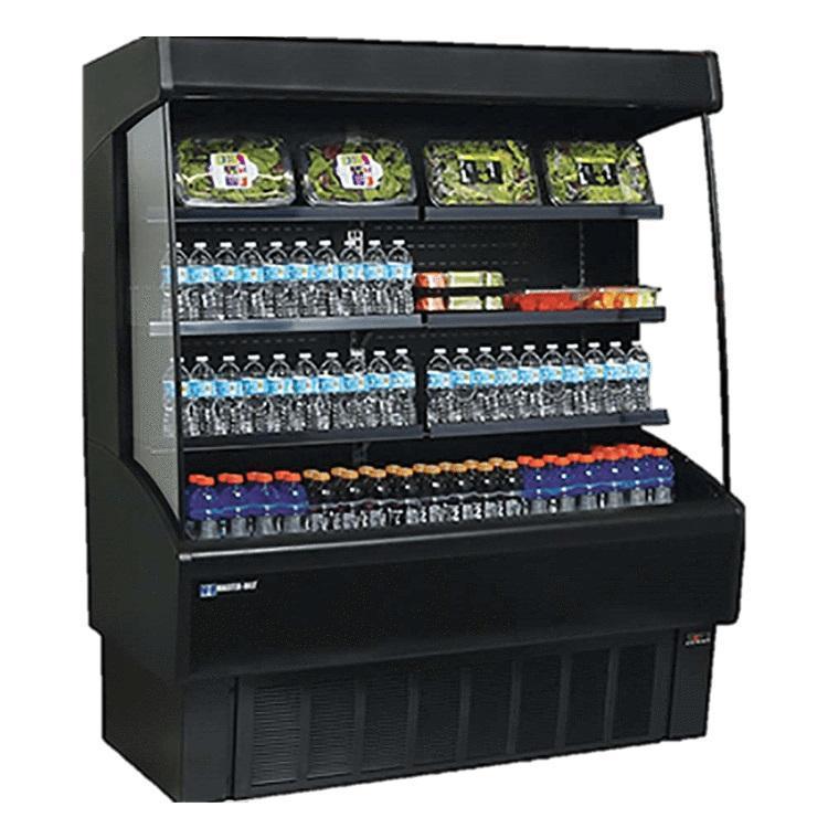 Master-Bilt VOAM60-60 60 inch Vertical Air Curtain Merchandiser - 23.1 Cu. Ft. Black Exterior